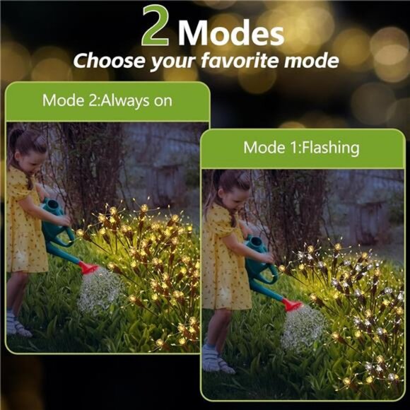 Solar Garden Lights New Upgraded Solar Swaying Light Sway by Wind - Picture 6 of 8